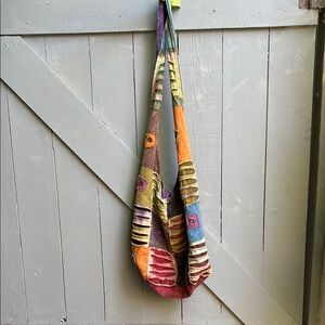 Boho Colorful Patchwork Shoulder Bag